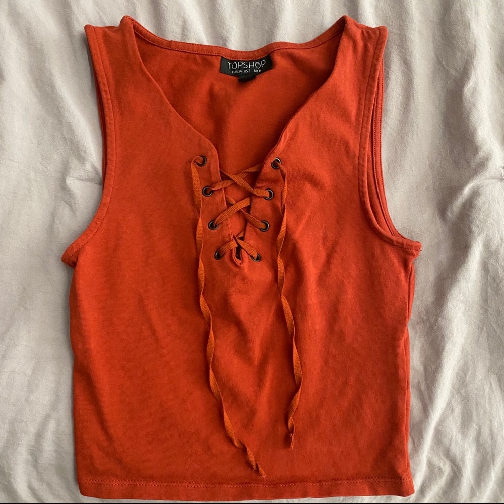 Topshop cropped tank